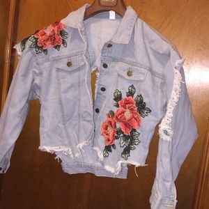 Detressed Jean Jacket